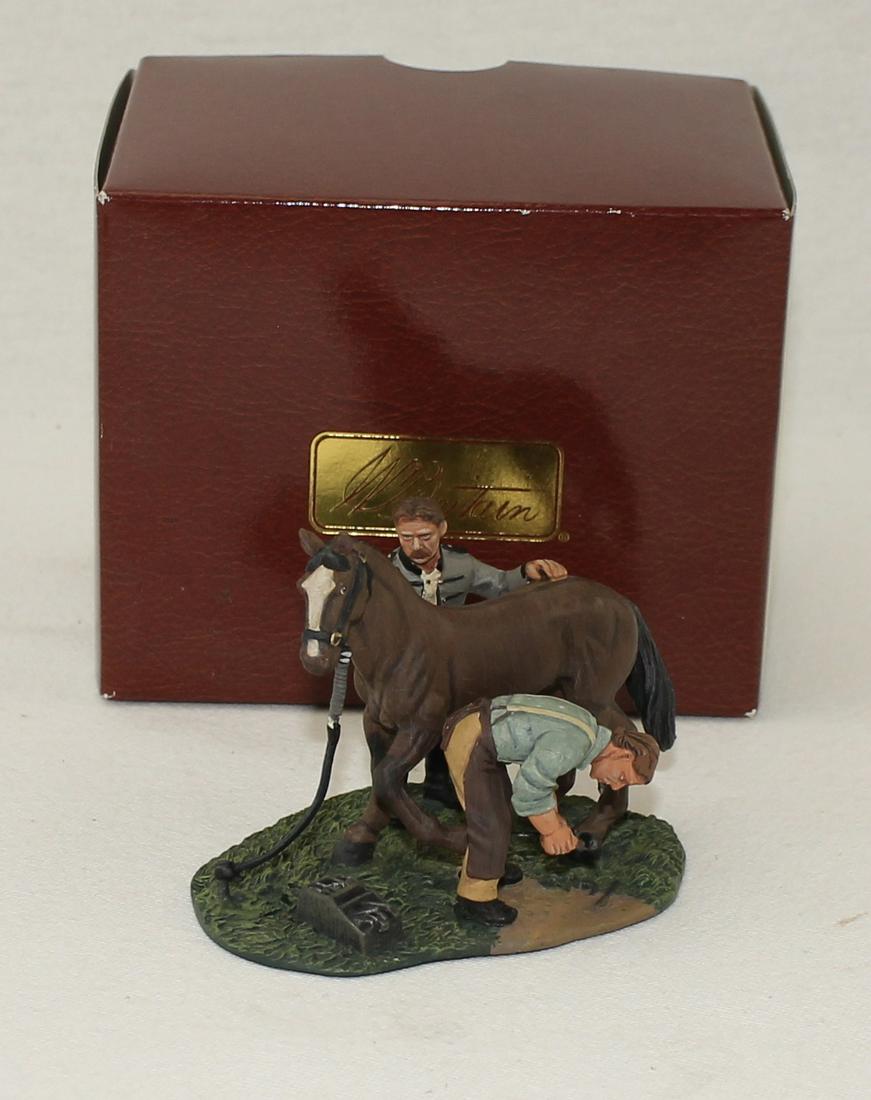 Britains #17479 ACW Confederate Farrier Trooper: American Civil War Series. 1 Piece. Condition Near Mint. Box Excellent.