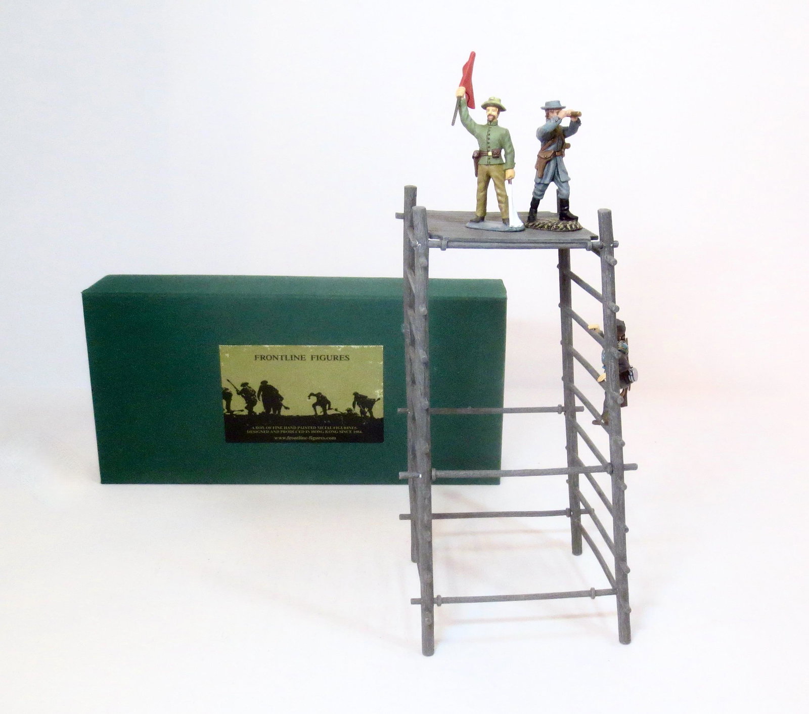 Frontline #ACA2 Confederate Signaling Tower: American Civil War Series. 10 pieces. Excellent condition. Box very good.
