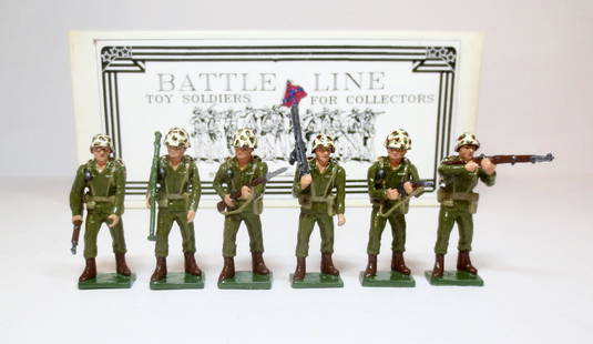 Battle Line US Marines South Pacific: 6 pieces. Mint condition. Box excellent.