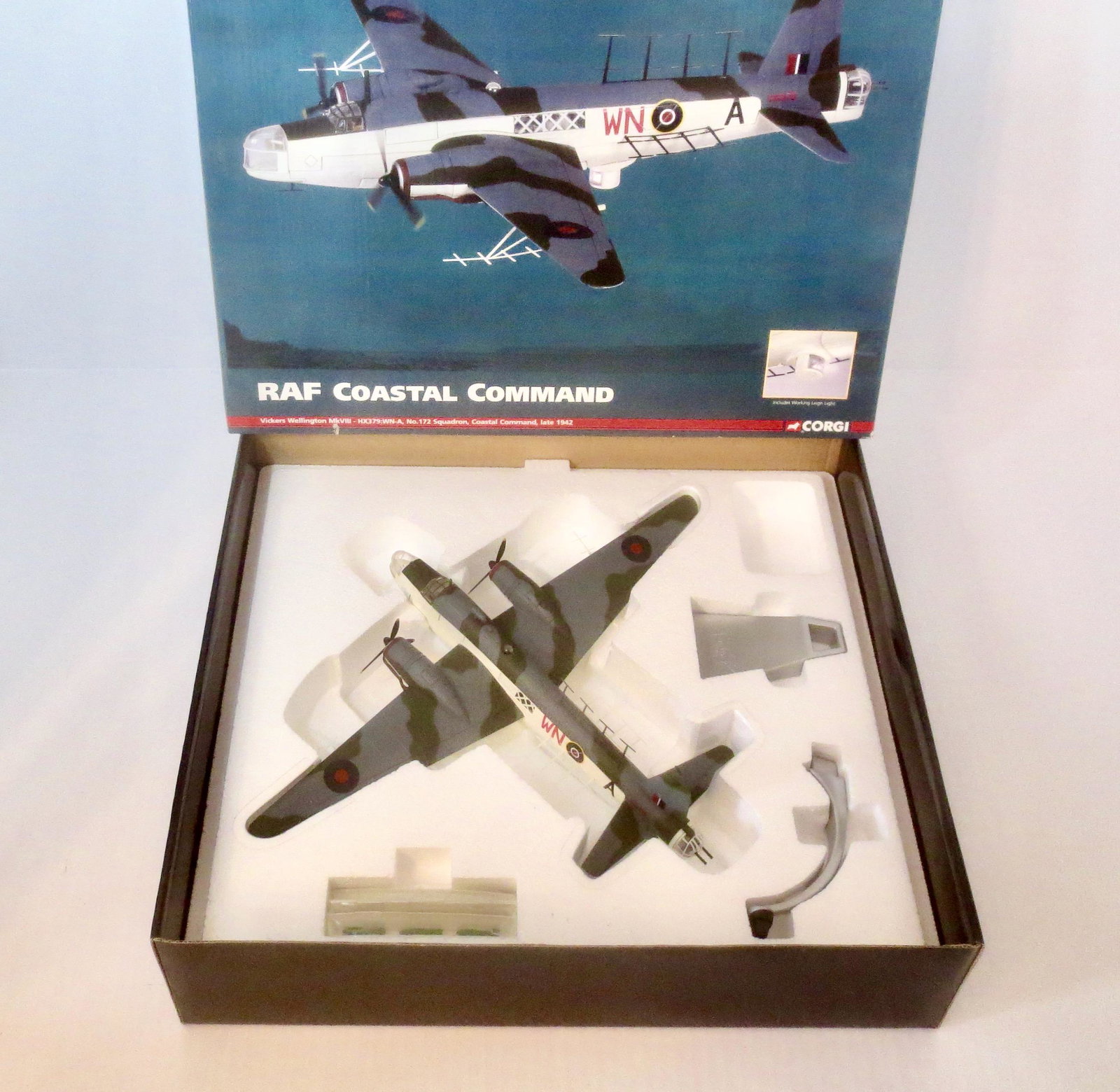 Corgi #AA34805 The Aviation Archive: RAF Coastal Command. 1:72 scale. Excellent condition. Box excellent. **Additional $30 shipping charge due to large lot size**