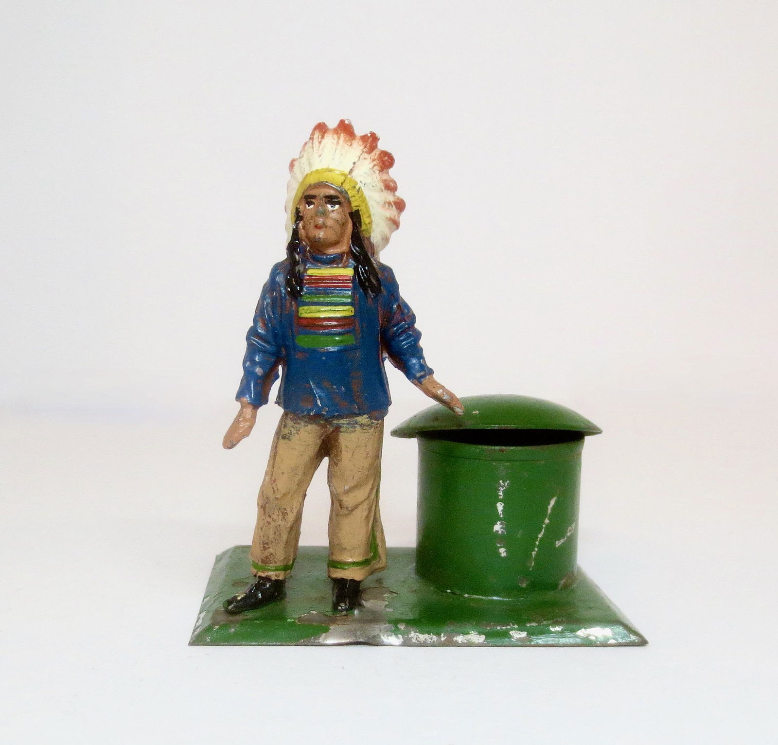 Heyde Large Scale American Indian Inkwell (1 of 1)