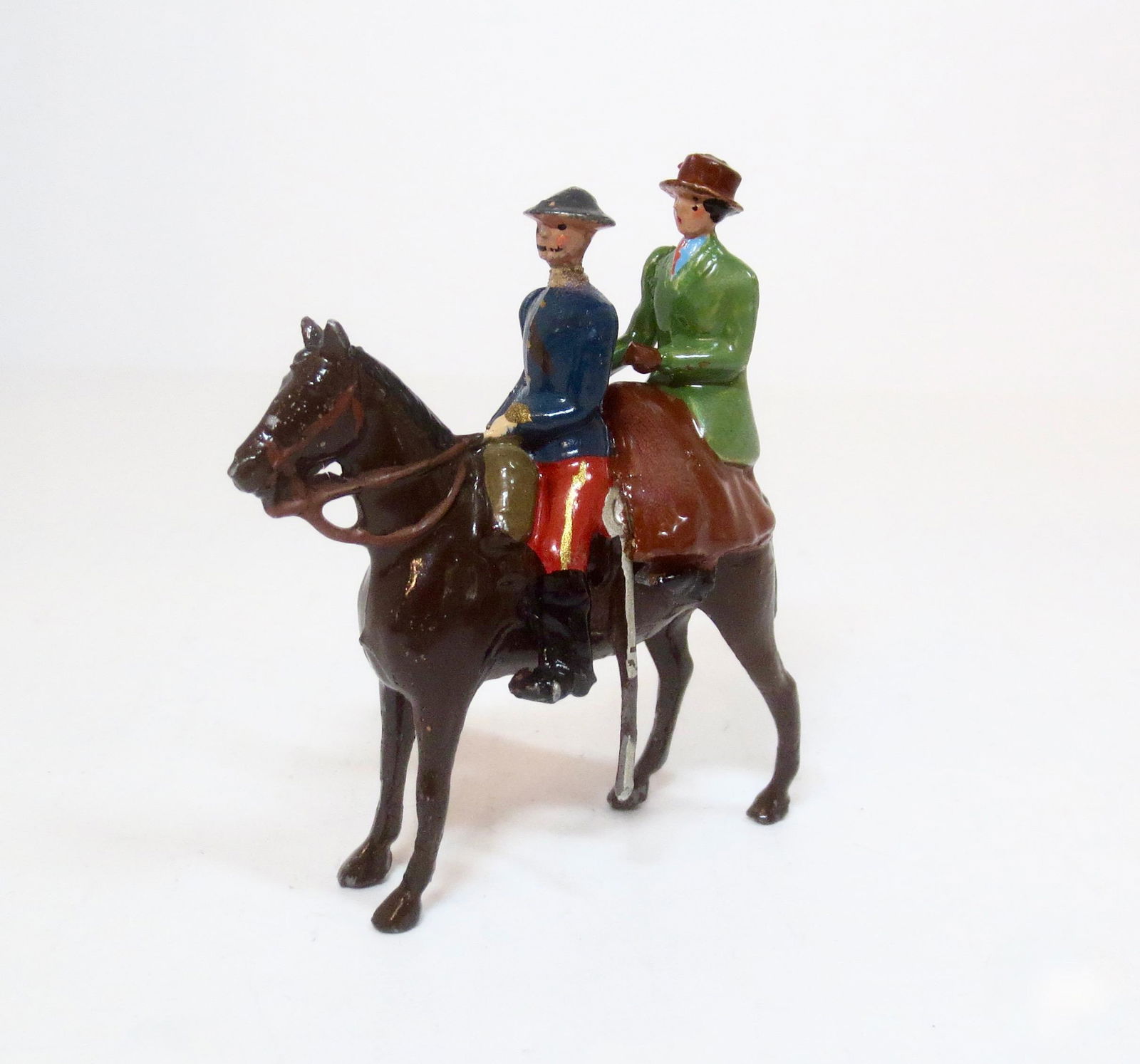 Britains Mounted French Officer and His Lady (1 of 1)
