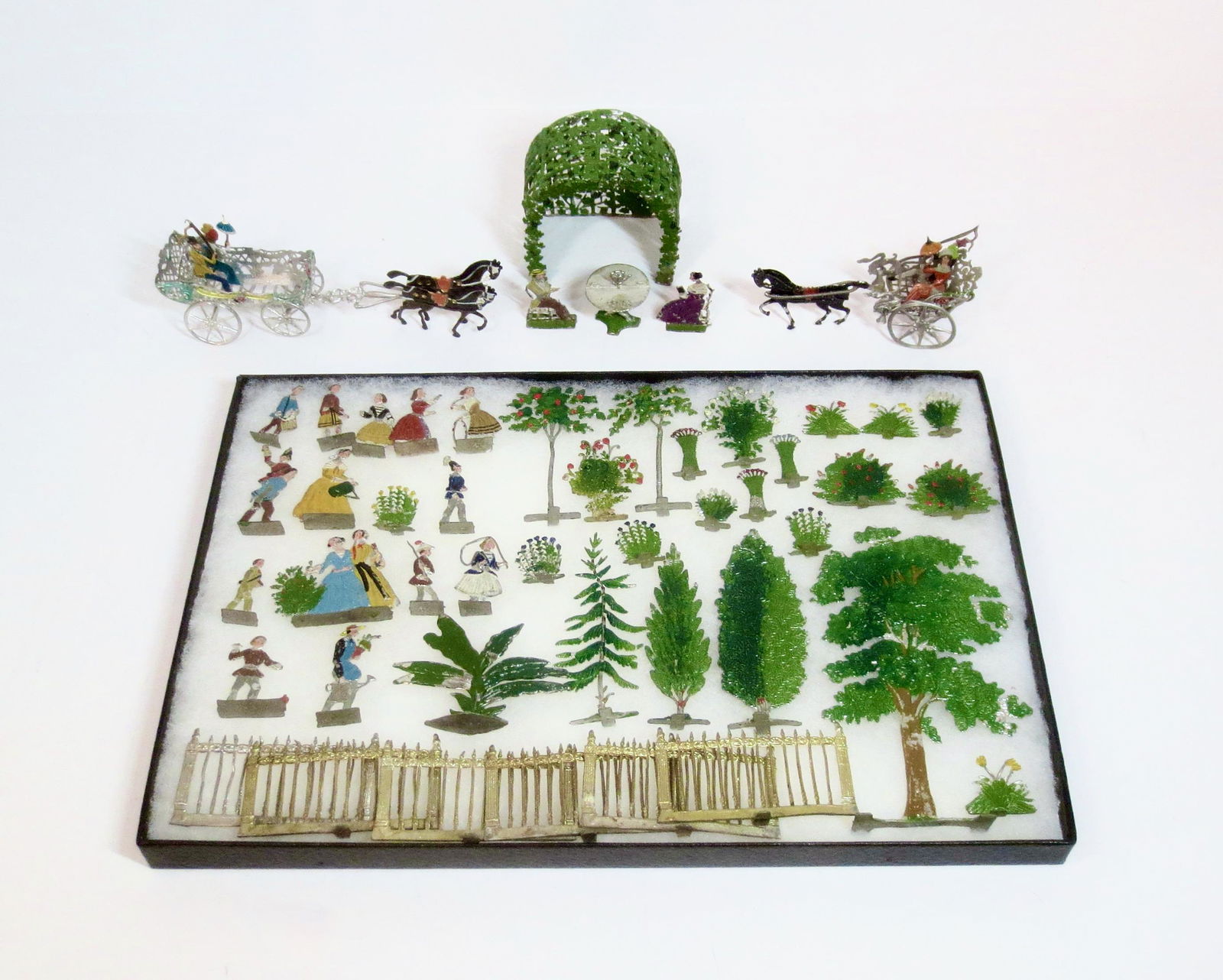 Vintage German Tin Flats "A Day In The Park" (1 of 1)