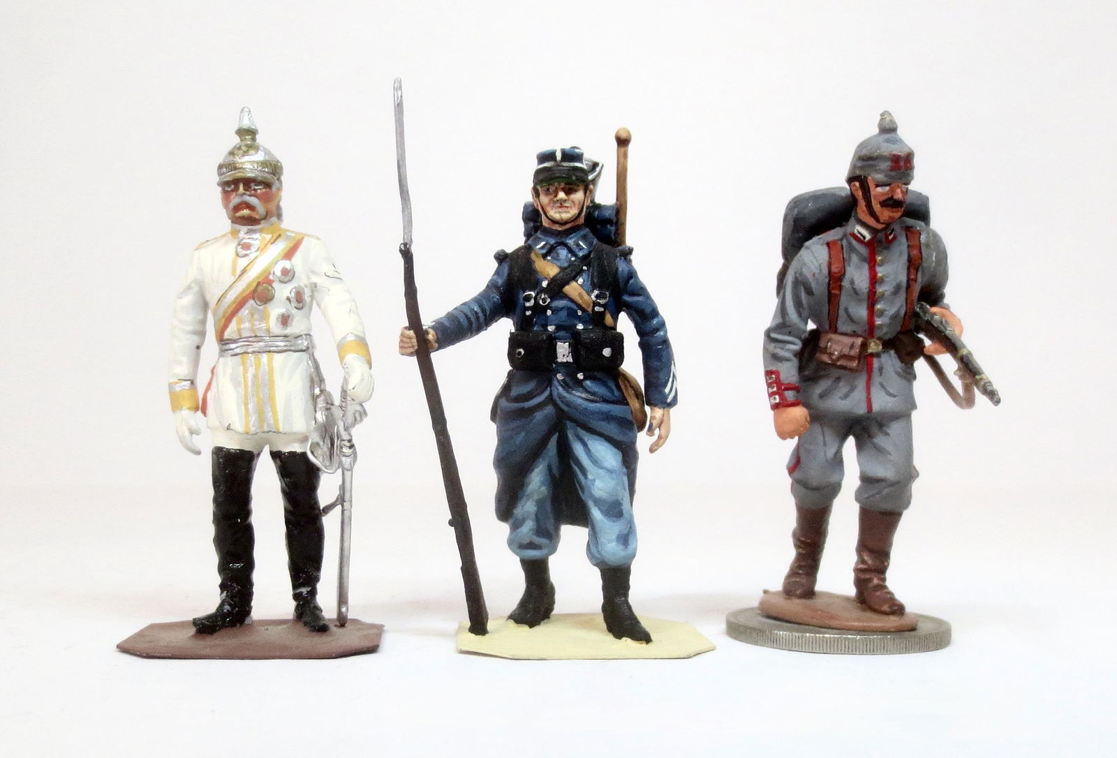 Trio Of World War One Military Miniatures (1 of 1)