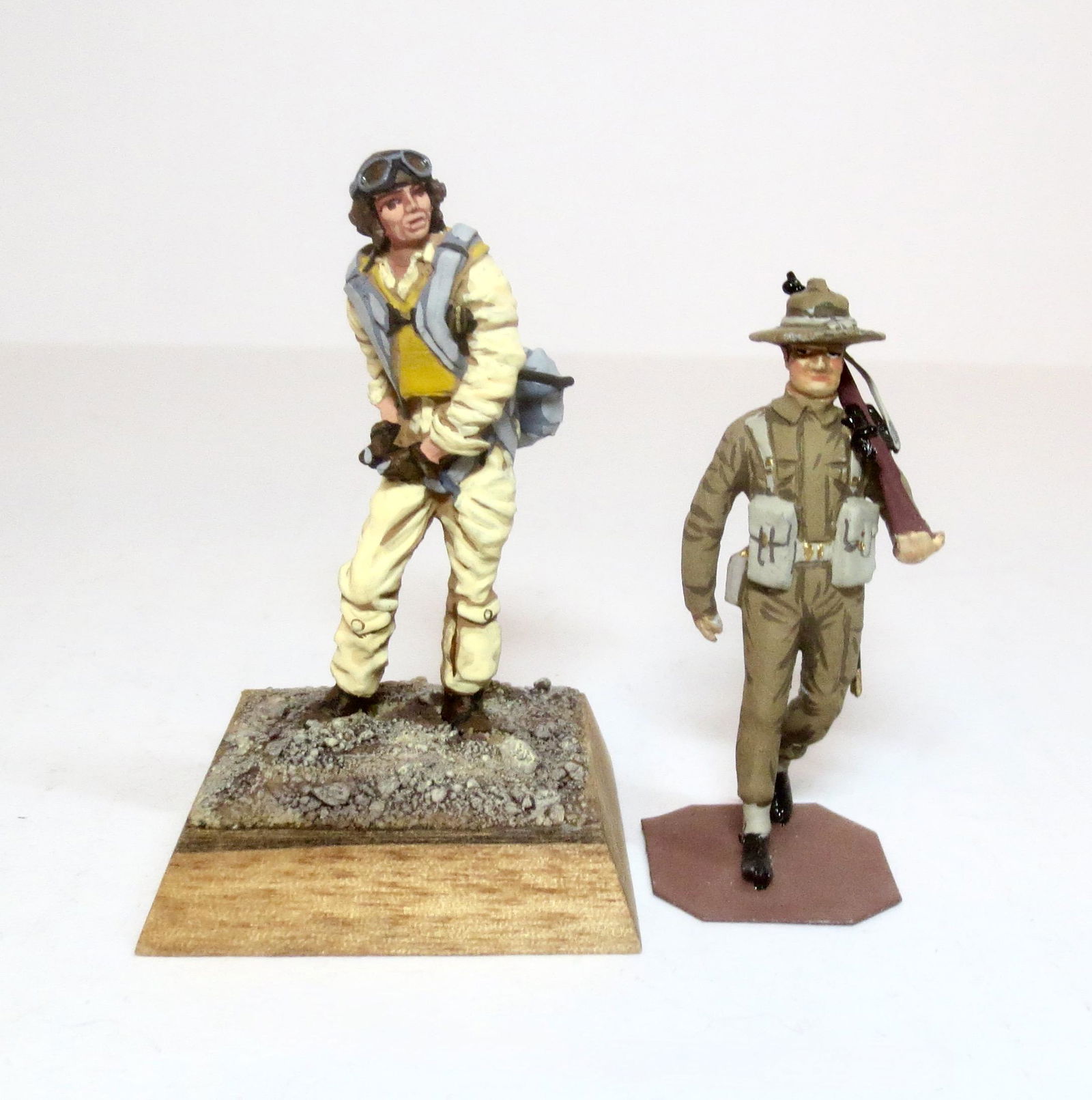 World War Two Pilot & Aussie Infantry (1 of 1)