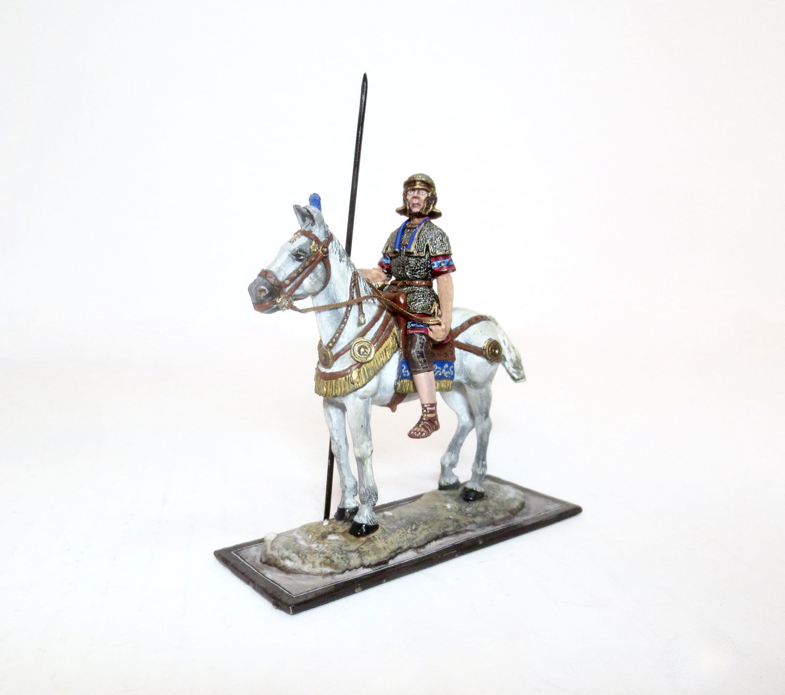Russian Studio Mounted Roman With Spear (1 of 1)