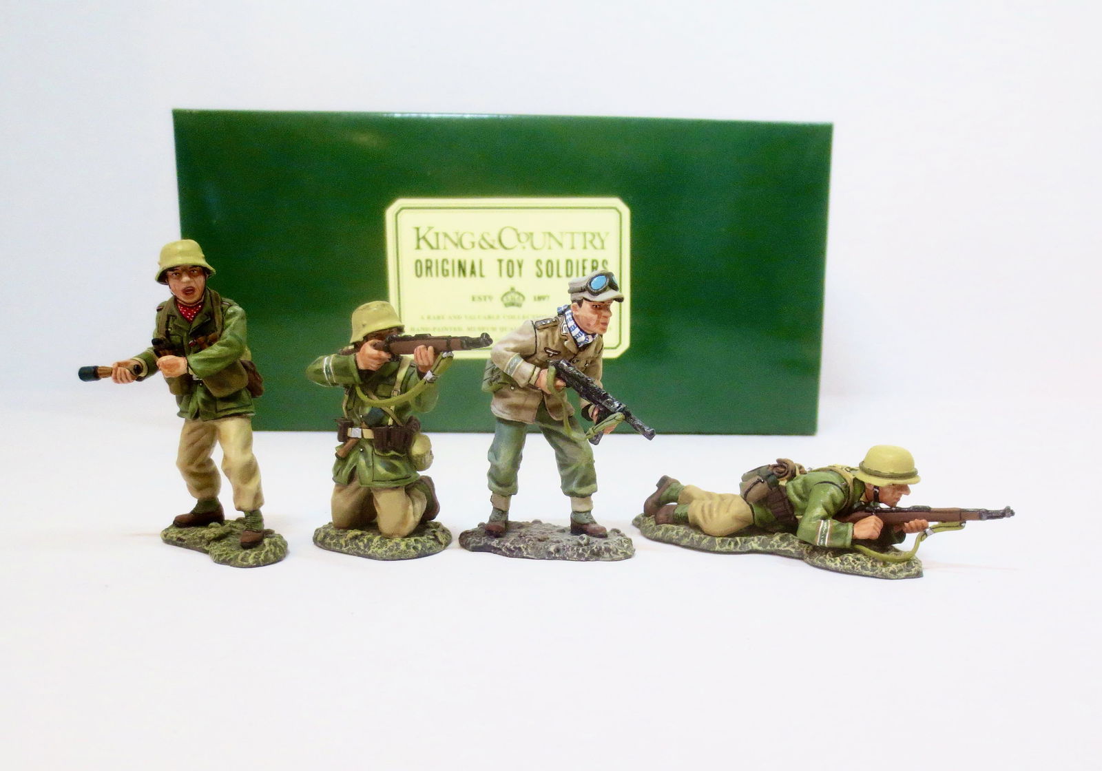 King & Country #AK016 Afrika Corps Attack (1 of 1)