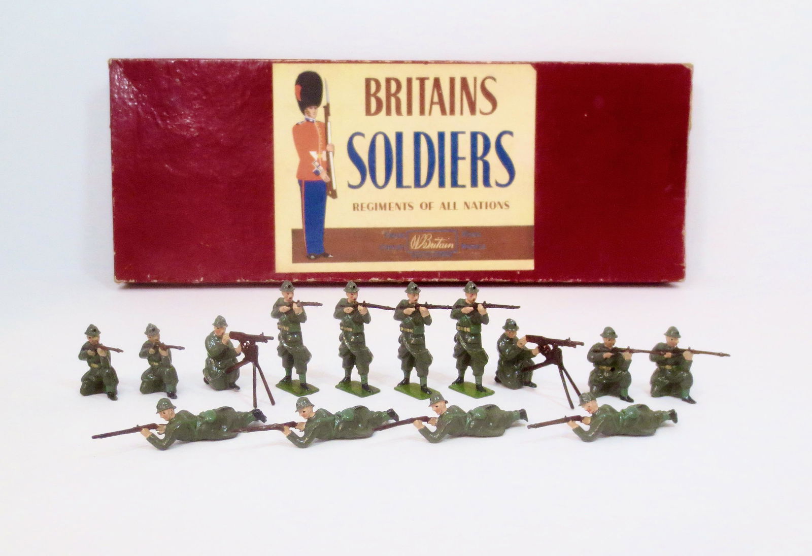 Britains #1383 Belgian Infantry Firing (1 of 1)
