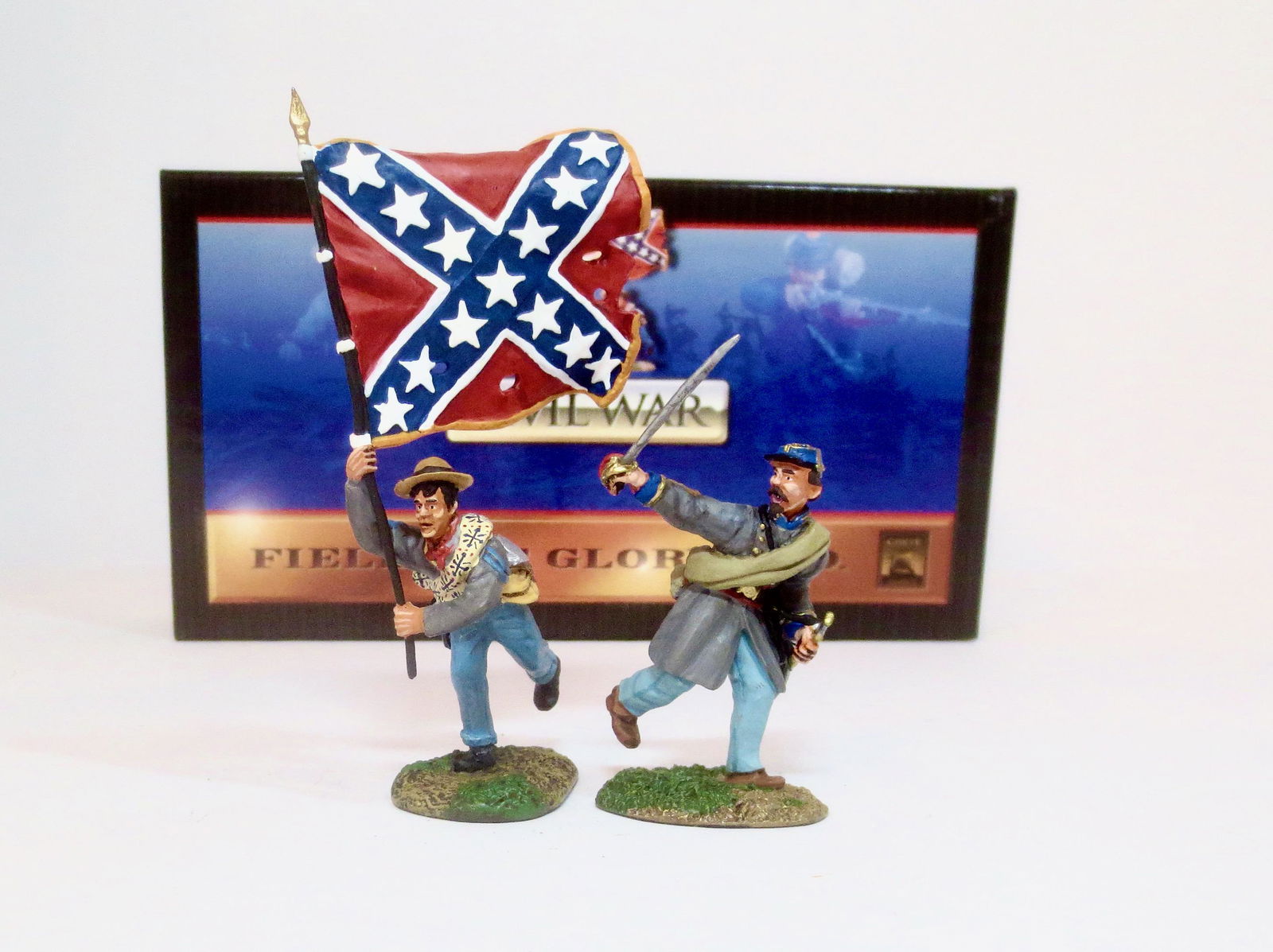 Conte #57104 Confederate Flagbearer & Officer (1 of 1)