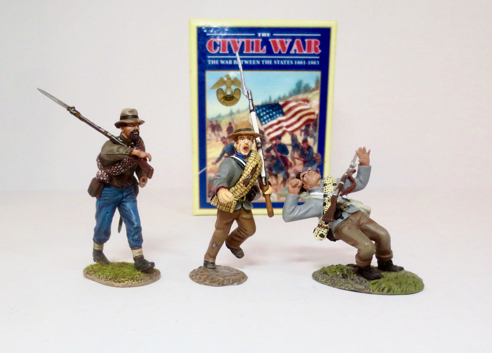 American Civil War Single Figure Trio (1 of 1)