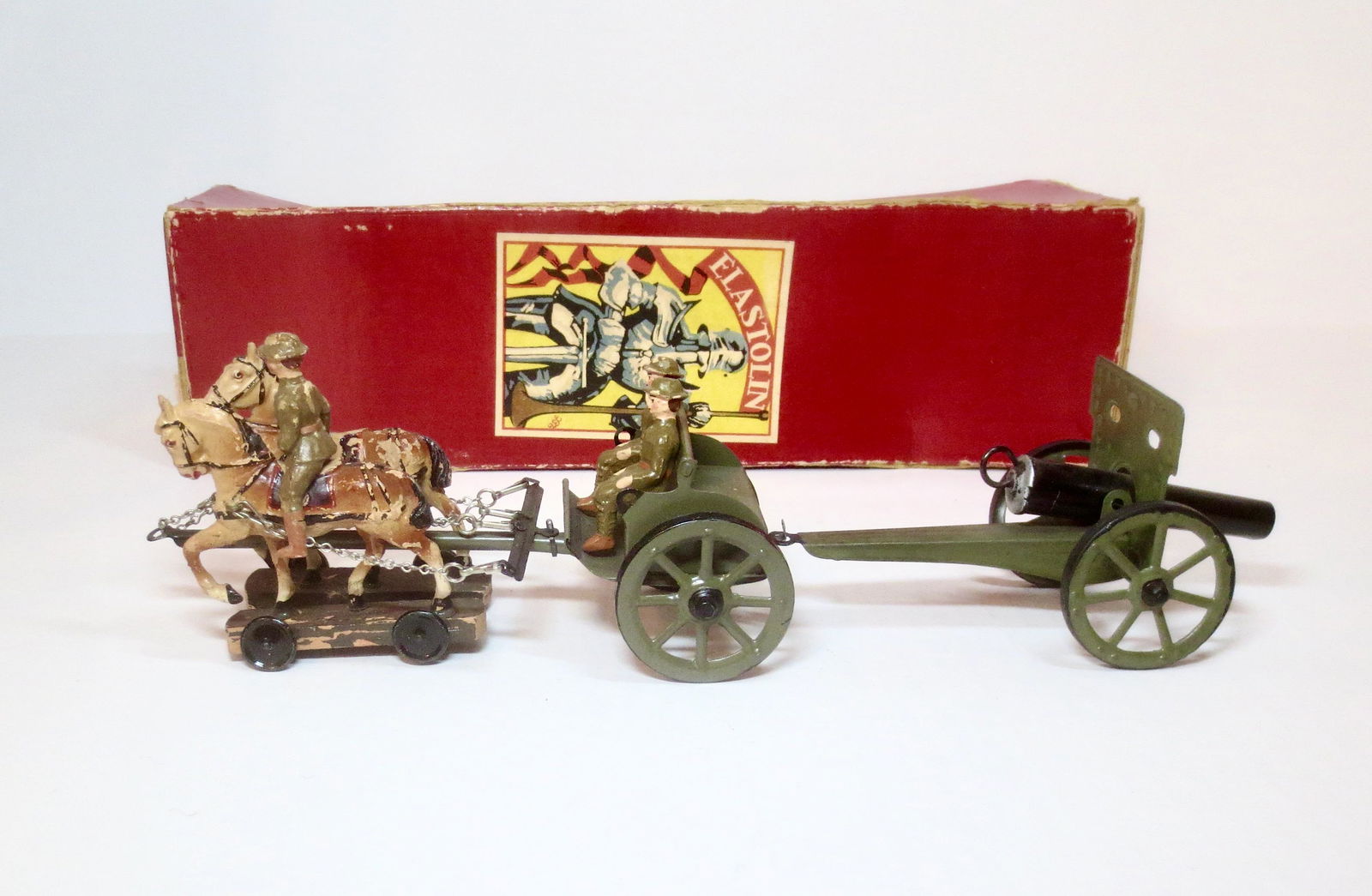 Elastolin 54mm Royal Horse Artillery Set (1 of 1)