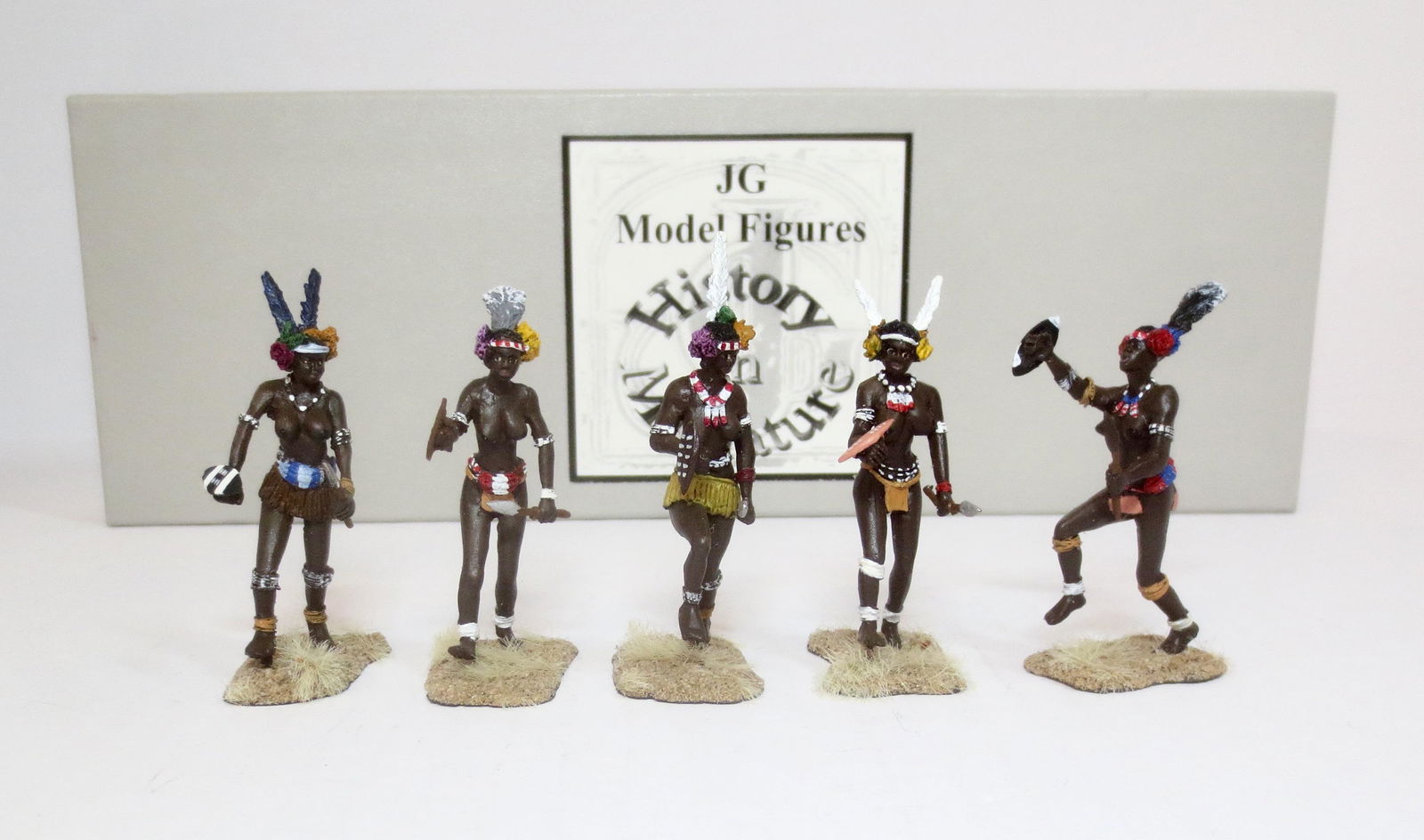 JG Model Figures #NF11A Female Zulu Dancers (1 of 1)