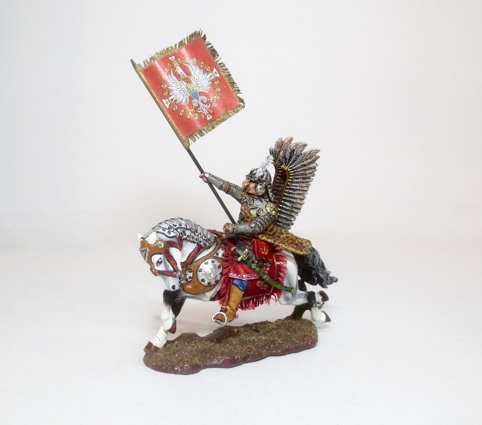Polish Winged Hussar With Standard (1 of 1)
