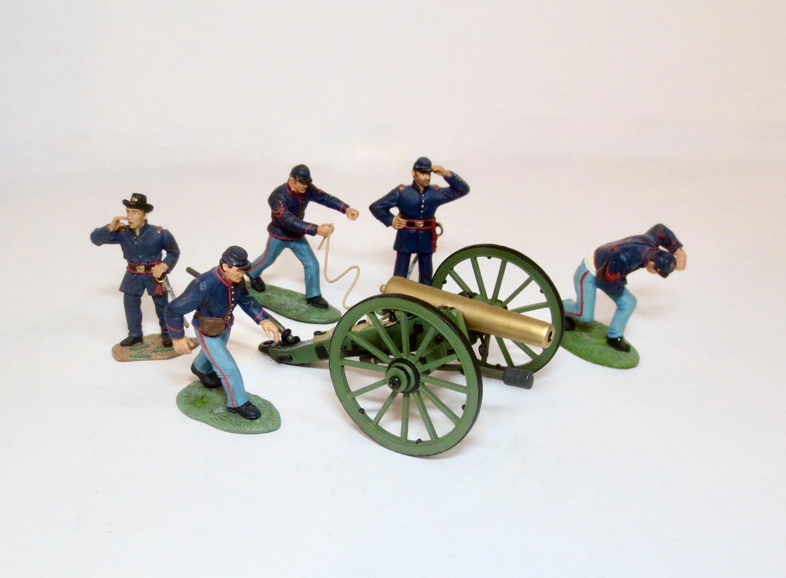 Britains Assorted Union Figures & Cannon (1 of 1)