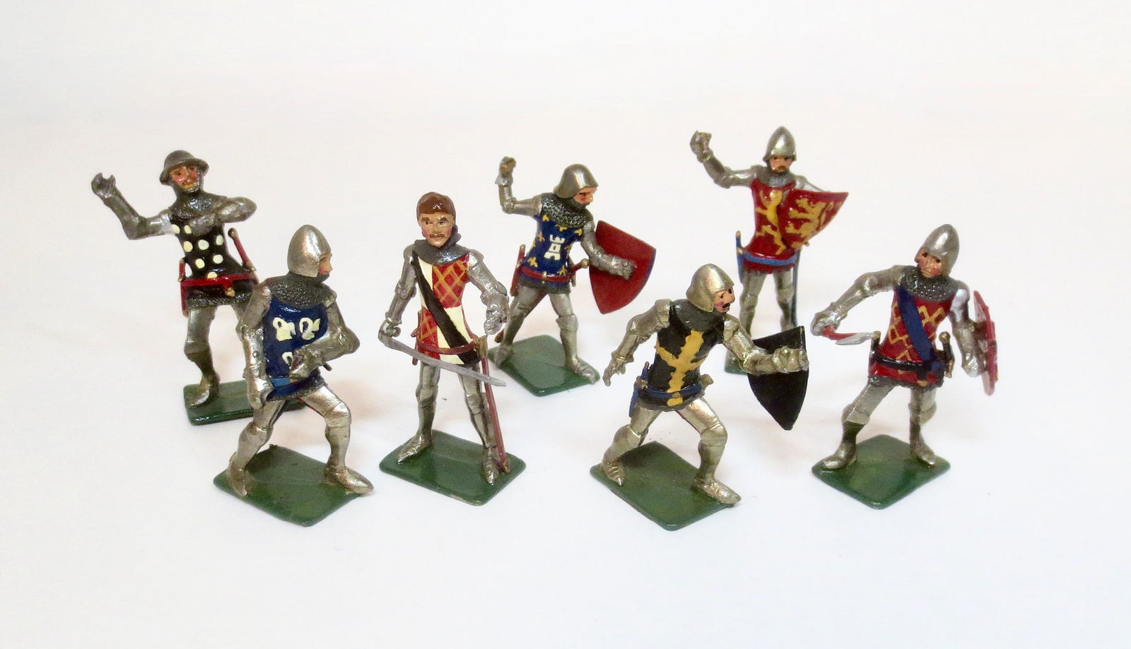 Medieval Knights in Battle Poses (1 of 1)