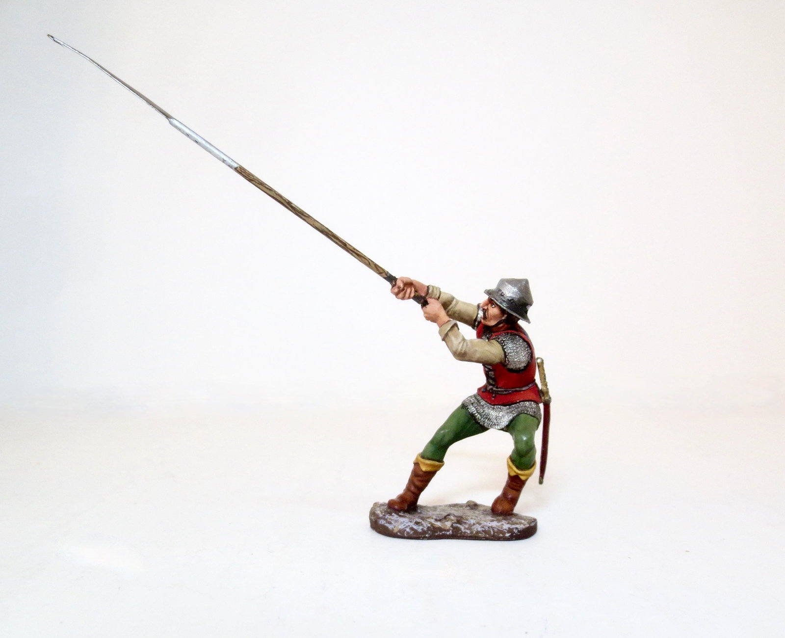 St. Petersburg Foot Soldier With Pole Axe: Studio painted 60mm tall. Mint condition. No box.