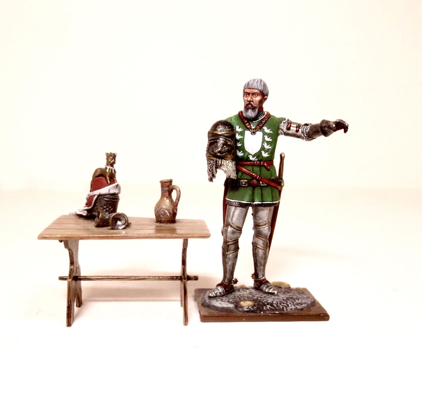 St. Petersburg Medieval Knight With Table (1 of 1)