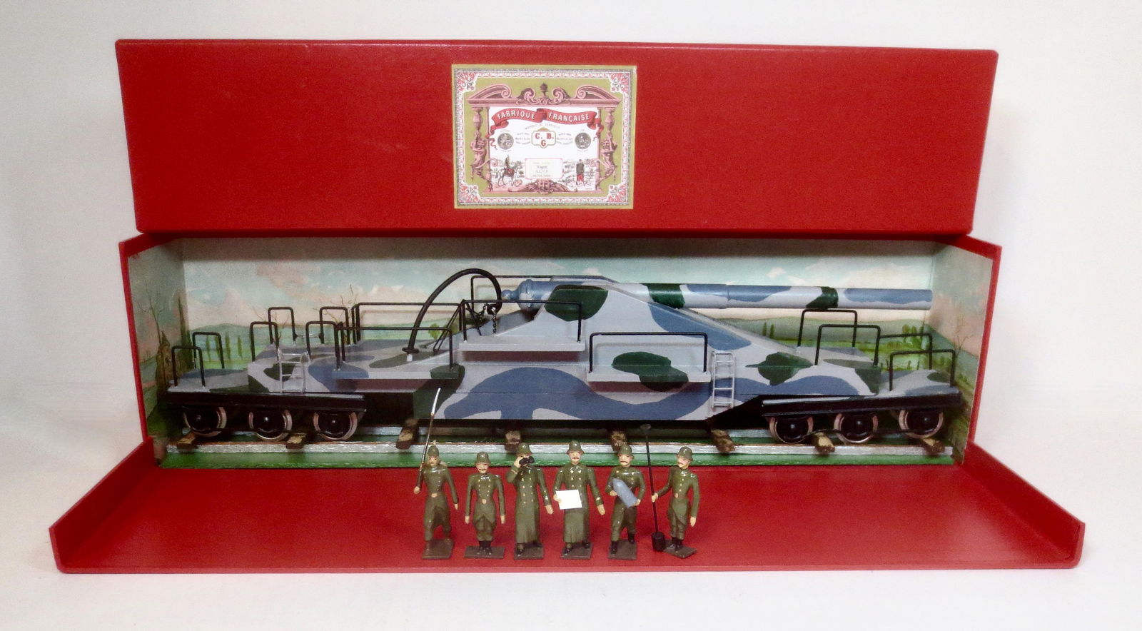 Mignot Diorama WWI 400mm Howitzer On Tracks (1 of 1)