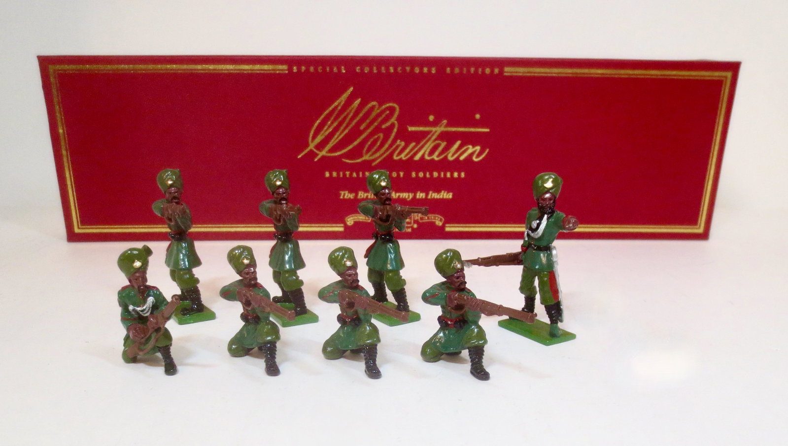 Britains #00134 The 125th Napier Rifles: Special Collectors Edition. 8 pieces. Mint condition. Box excellent.