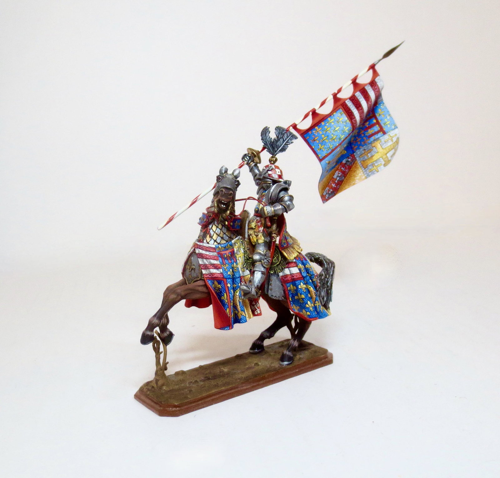 St. Petersburg Mounted King Frederick I: King of Denmark & Norway circa 1523. Studio painted.60mm scale. Near mint condition. No box.