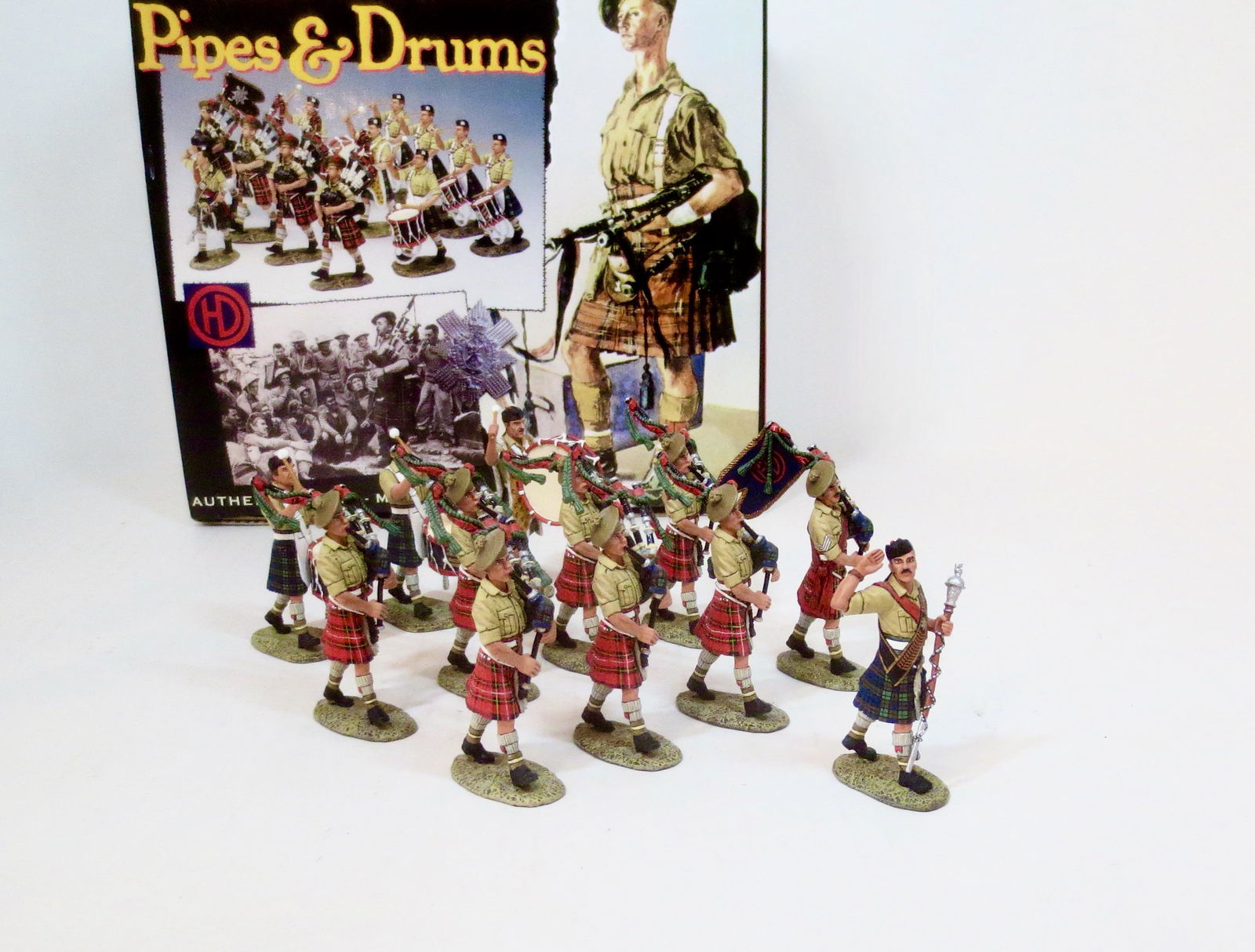 King & Country #EA026 8th Army Pipes & Drums (1 of 1)