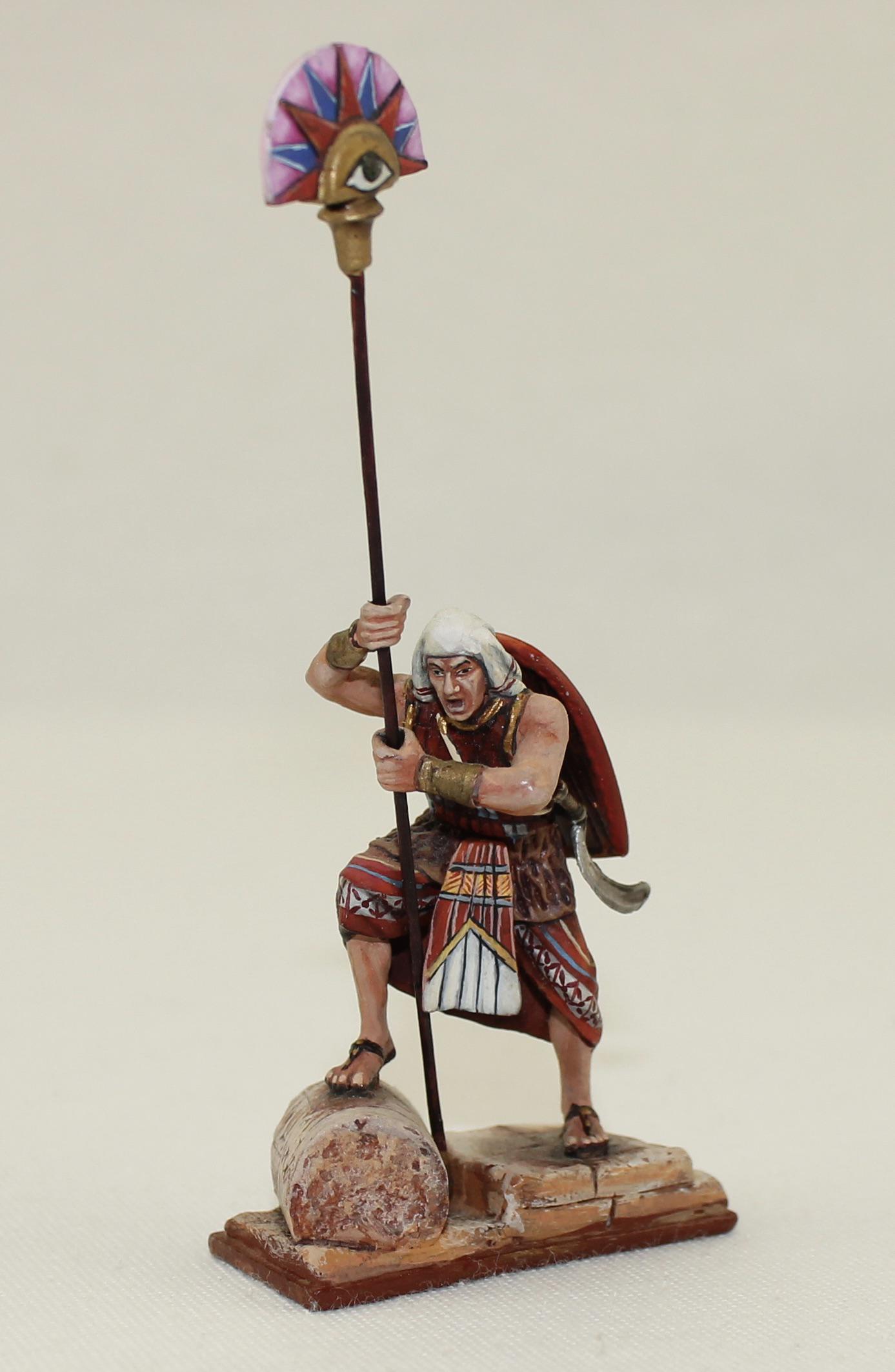 Vision Miniatures Ancient Egyptian Soldier: Russian Made Ancient Egyptian Soldier. St. Petersburg, Russia. 2 Pieces. Condition Excellent. Shield on Back Loose. No Box.