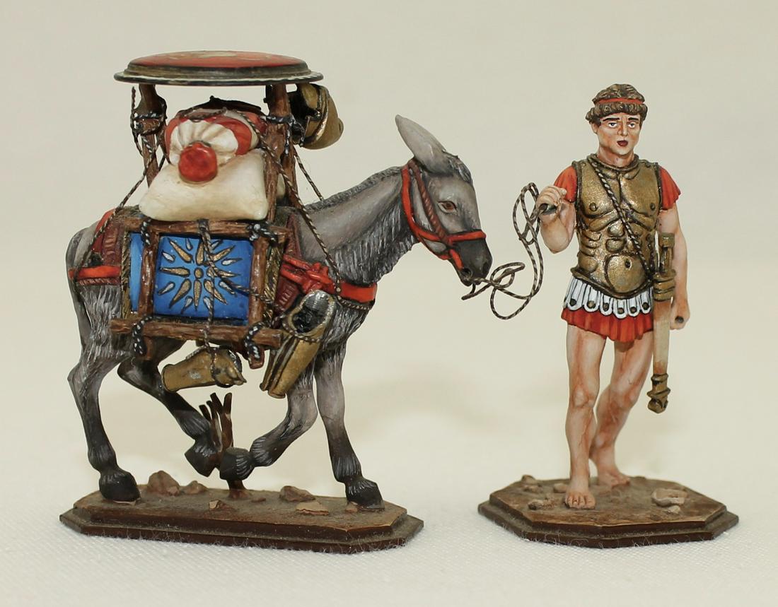 Grudsky Studio Greek Hoplite Leading Donkey (1 of 5)
