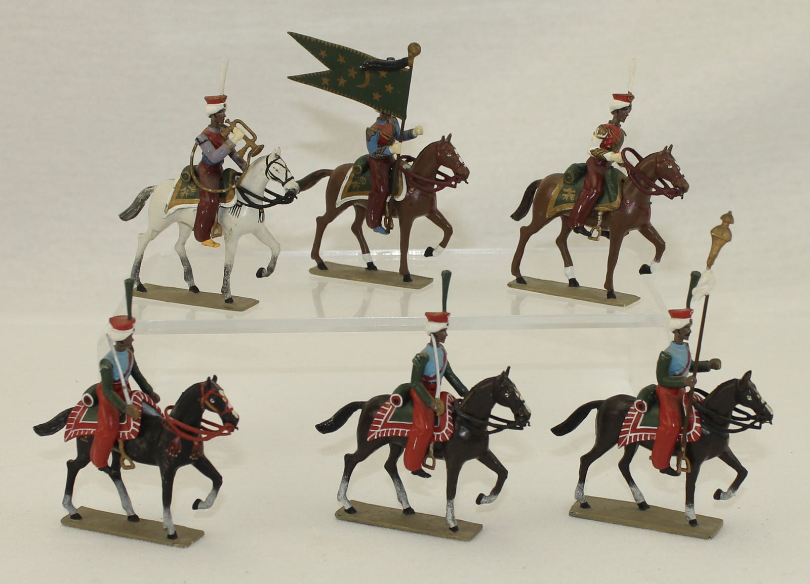 Lucotte of France Lot Mameluks De La Guarde: Mameluks de la Guarde. 6 Pieces. Condition Very Good. No Box.