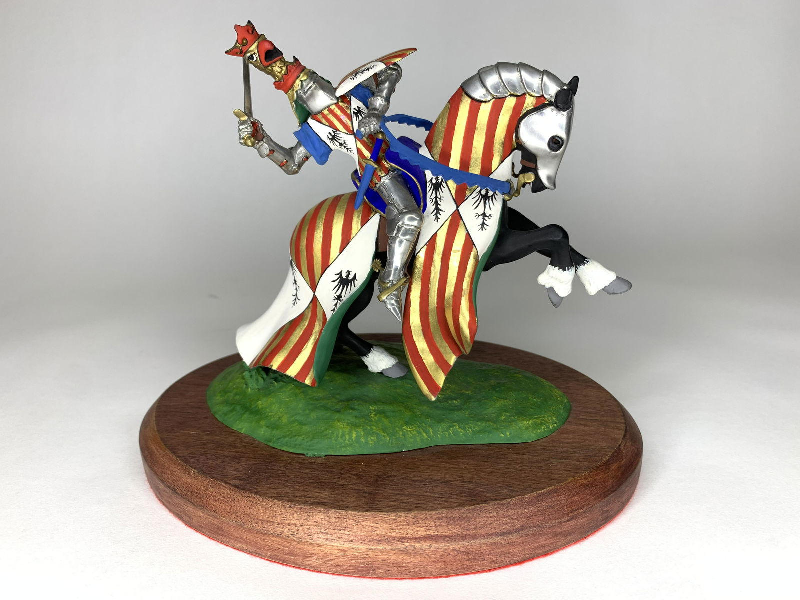 Rodden 90mm Mounted on Rearing Horse #20 1997 (1 of 3)