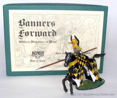 Alymer Banners Forward. Crecy. #41: # 41 Graf Von Langenburg Mounted, with Original Box.