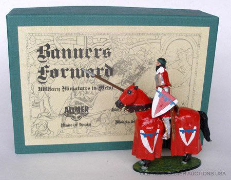 Alymer Banners Forward. Poitiers # 67: Alymer Banners Forward. Poitiers # 67 Sir John Chandos. Mounted with Original Box.