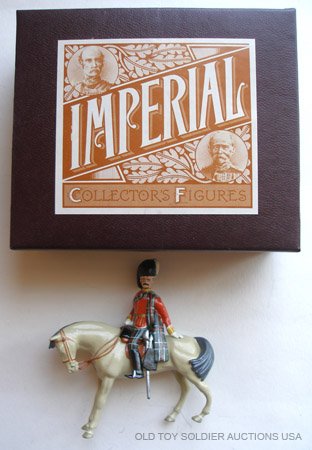 Imperial Set #28b Gordon Highlanders Officer: Imperial Set #28b Gordon Highlanders Mounted Officer 1895. With Original Box. 1 Piece.