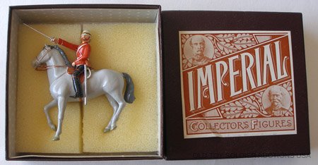 Imperial Set # 33. Mounted Officer 91st Highlander: Imperial Set # 33. Mounted Officer 91st Highlanders 1879. With Original Box. 1 Piece.