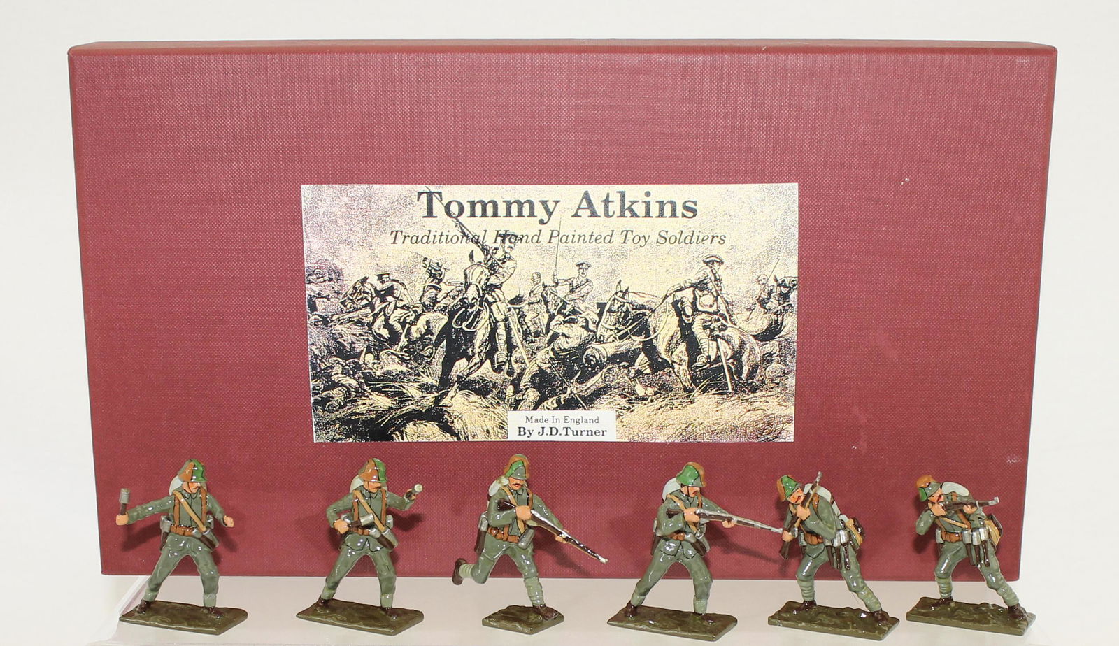 Tommy Atkins Set German Infantry Attacking (1 of 2)