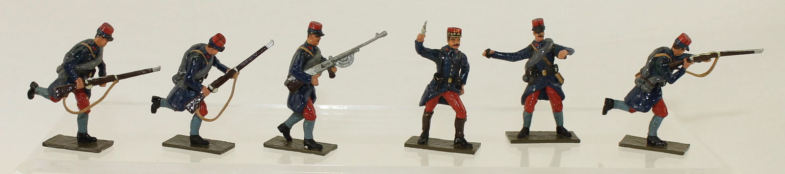 Tommy Atkins Lot French Infantry Attacking (1 of 2)