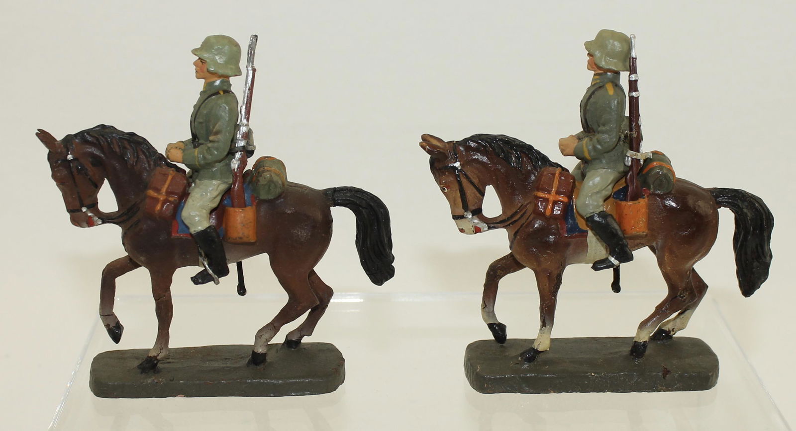 Elastolin Lot Mounted German Army Troopers (1 of 3)