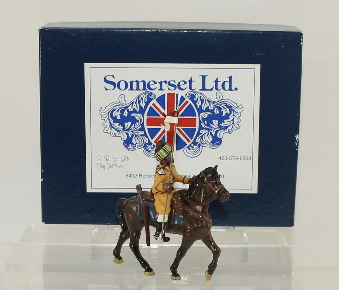 Somerset Ltd Skinner's Lancer Mounted: Set SLM-02. 2 Pieces. Condition Excellent. Box Very Good.