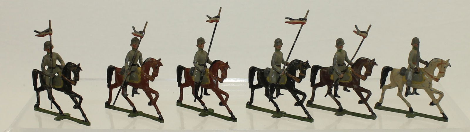 Lot of Demi-Round German Lancers Mounted (1 of 2)