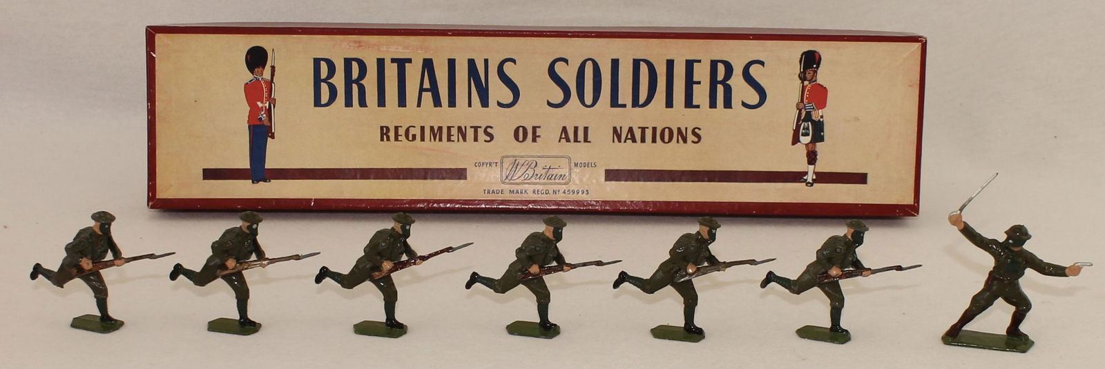 Britains Set 1613 British Infantry in Action (1 of 2)