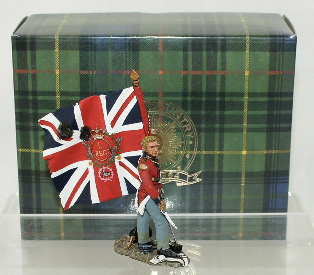 King & Country Ser NA-053British Officer: Napoleonic Wars. British Officer with Flag. 1 Piece. Condition Excellent. Box Excellent.