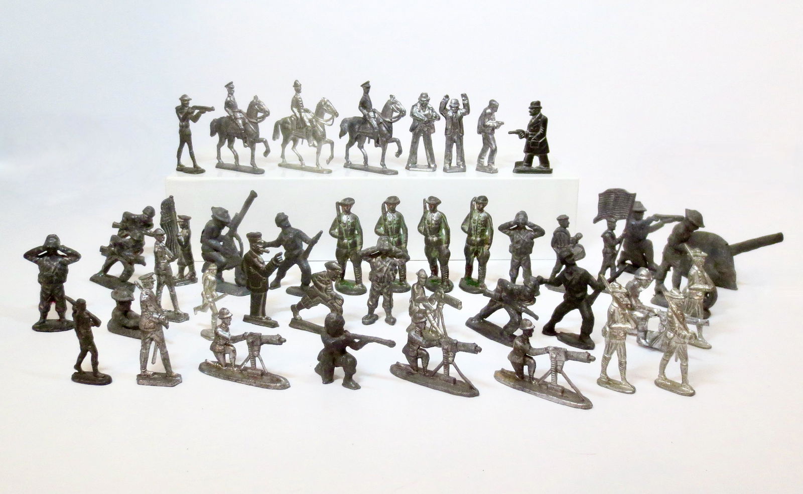 Large Assortment of Lead Figure Castings (1 of 1)