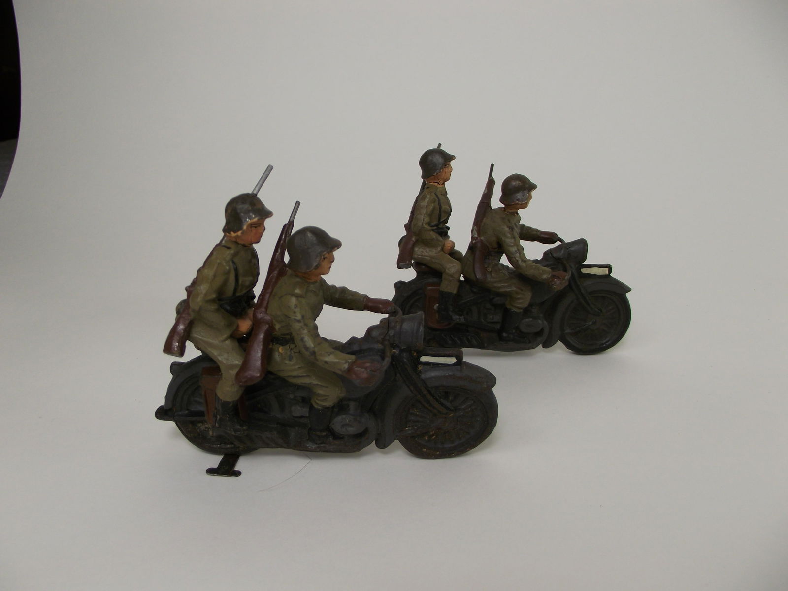 Elastolin German Motorcycle Corps (1 of 1)