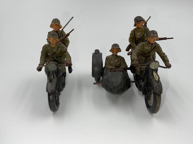 Elastolin German World War II Motorcycle Corps (1 of 1)