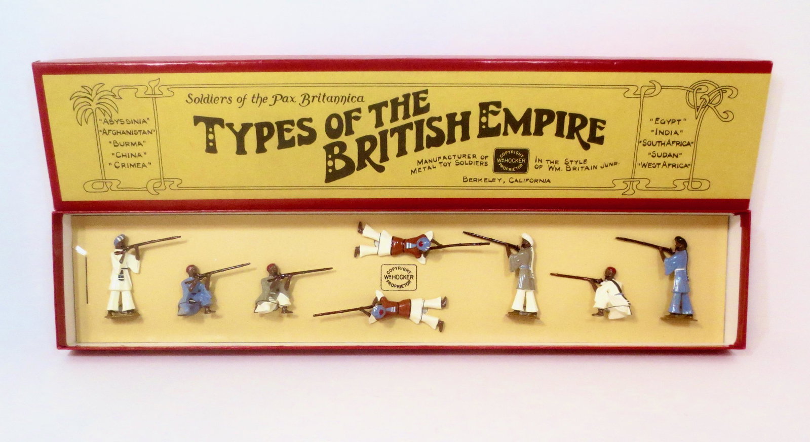 Wm. Hocker #10 Afridis Of The Khyber: 8 pieces. New, tied in the box. Box excellent.