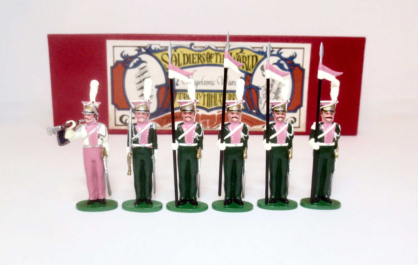 Trophy #NPC22 German Lancers: 6 pieces. Mint condition. Box excellent.