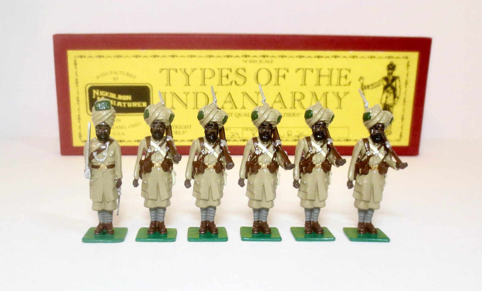 Nickolson #I29 Khyber Rifles: 6 pieces. Mint condition. Box excellent.