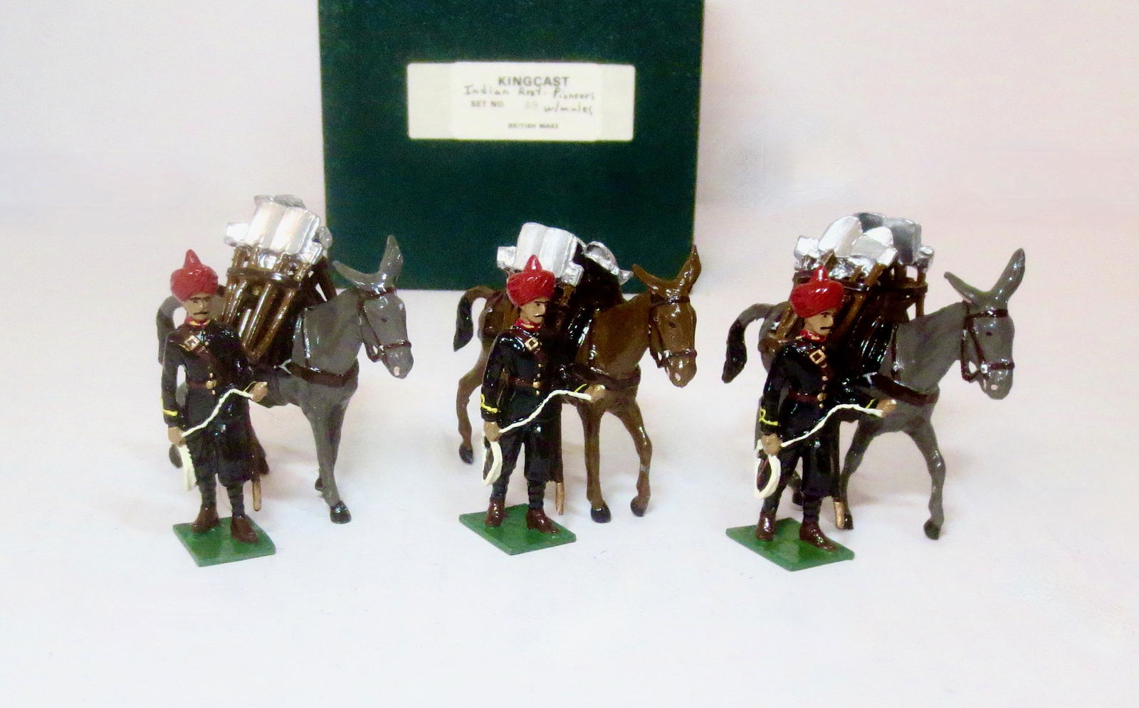 Kingcast #A9 Indian Army Pioneers with Mules (1 of 1)