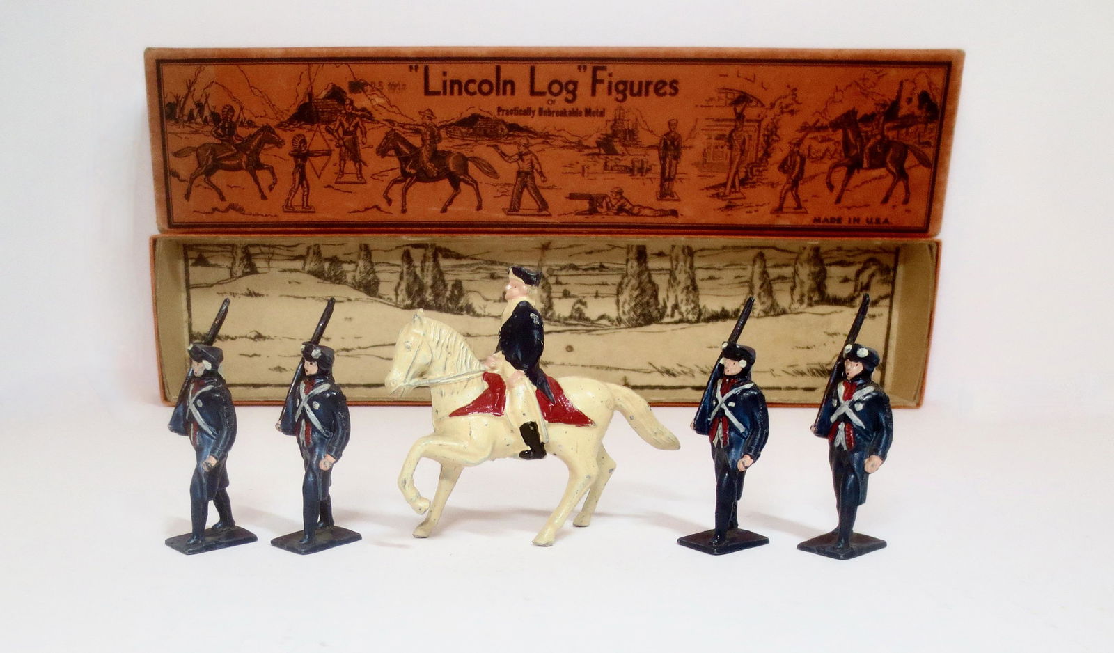 Lincoln Logs #NM58 Soldiers of 1776 (1 of 1)
