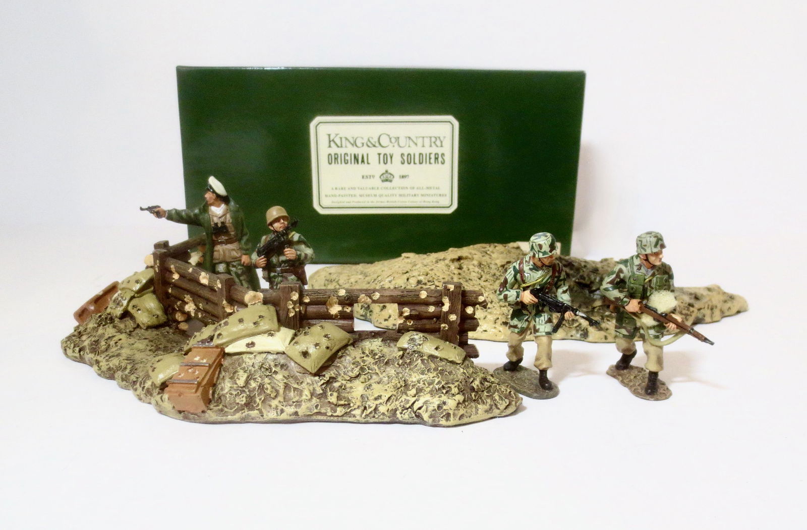 King & Country WWII Figures with Stronghold (1 of 1)