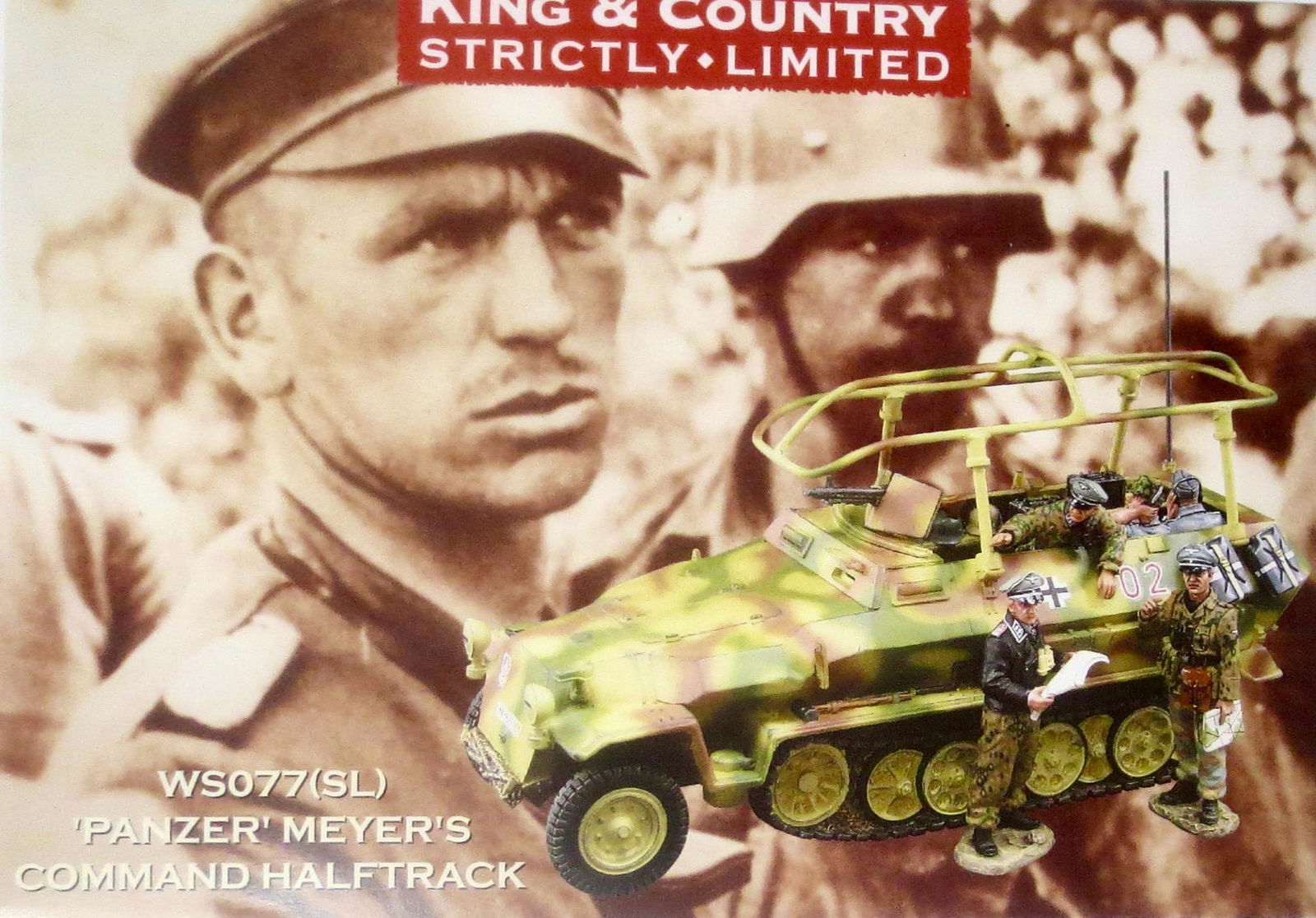 King & Country #WS077(SL) Command Halftrack (1 of 1)